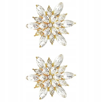 Kolczyki Hoop Dziewczyny Kobiety Rhinestone P