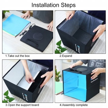 PULUZ Lightbox Мини-световой короб для фотостудии с 6 цв.