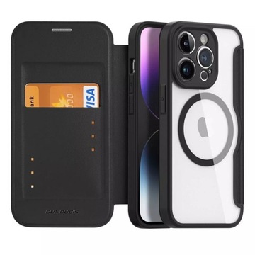 Etui DUX DUCIS Skin X PRO futerał Magsafe iPhone 14 Pro kabura skórzana