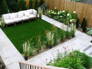 ИСКУССТВЕННАЯ ТРАВА В ИСКУССТВЕННОМ ГОРШКЕ 45см