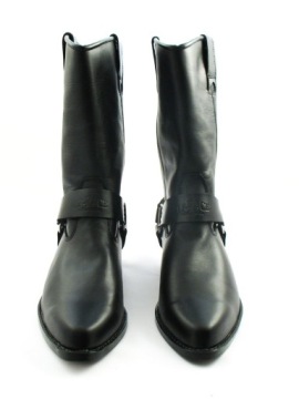 SKÓRZANE BUTY KOWBOJKI WYSOKIE r. 44 CHOPPER MOTO