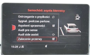 Audi A4 B9 Avant 2.0 40 TFSI 190KM 2019 Audi A4 Avant 2.0 TFSI 190 PS Mildhybrid Audi drive Select Ledy Navi Matrix, zdjęcie 30
