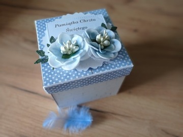 ВЗРЫВАЮЩАЯСЯ КОРОБКА СУВЕНИРЫ ПОДАРОК ​​НА КРЕЩЕНИЕ 3d