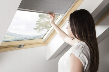 Плиссированный слепой занавес FAKRO APF 94X118