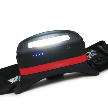 Налобный фонарь PRO LED 300лм, датчик движения МАГНИТ