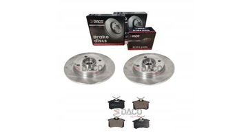 Tarcze + Klocki CITROEN C4 PEUGEOT 308 TYŁ DACO DOBRA JAKOSĆ !!!