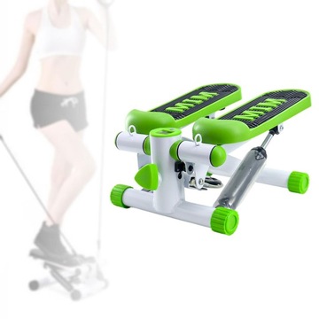 Мини-степпер-тренажер портативный удобный зеленый
