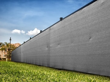 ЗАТЕНИВАЮЩАЯ СЕТКА 95% МАСКИРУЮЩАЯ 1,5х10м ПОКРЫТИЕ ЗАБОРА СЕРОЕ +УФ