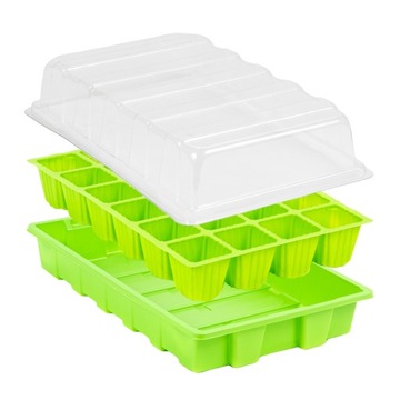 МИНИ-ТЕПЛИЦА ПРОСТОЯЩАЯ СЕЯЛКА-ГЕНЕРАТОР 24 камеры 5x5см