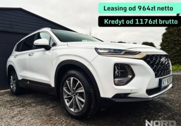 Hyundai Santa Fe IV SUV 2.0 CRDi 185KM 2020 Hyundai Santa Fe Bezwypadkowy, FV23, 4x4, Executive, gwarancja 12m, Polski