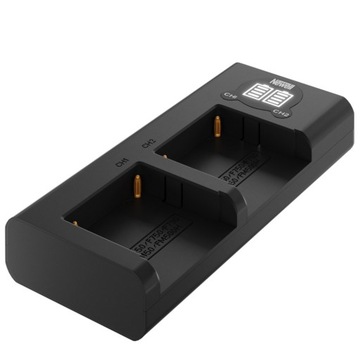 2X БАТАРЕЯ. NEWELL NP-570 ДЛЯ ЛАМП YONGNUO YN300 III + ЗАРЯДНОЕ УСТРОЙСТВО USB-C