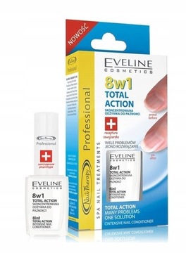 EVELINE 8W1 Total Action Odżywka do paznokci