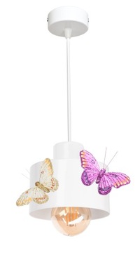 LAMPA WISZĄCA SUFITOWA REGULOWANA LOFT MOTYLEK