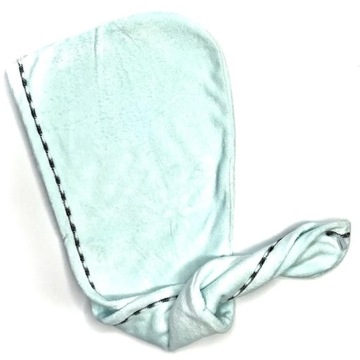 Turban na głowę z mikrofibry - Turkusowy