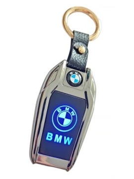 ЭЛЕГАНТНЫЙ БРЕЛОК ДЛЯ КЛЮЧА BMW GLOW LIGHTER ЧЕХОЛ С ЛОГОТИПОМ И СВЕТОДИОДНОЙ СВЕТОДИОДНОЙ ЗАЖИГАЛКОЙ