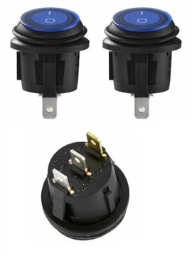 ГЕРМЕТИЧНЫЙ ВЫКЛЮЧАТЕЛЬ 12В 20А СИНИЙ