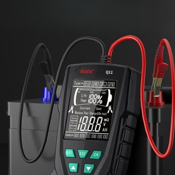 Тестер автомобильного аккумулятора 12 В 24 В с дисплеем BSIDE Q11