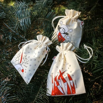 Маленькая рождественская сумка Ilustris - ангелочек