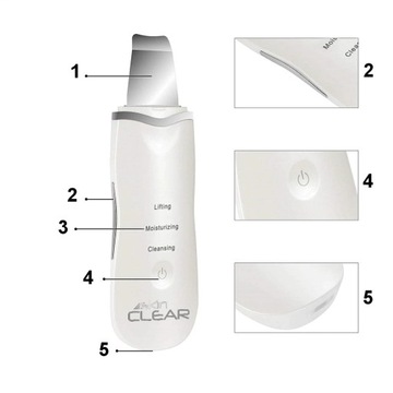 SKINCLEAR БЕСПРОВОДНОЙ КАВИТАЦИОННЫЙ ПИЛИНГ +БОНУС