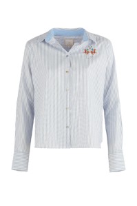 Рубашка LA MARTINA - бело-синяя, 1