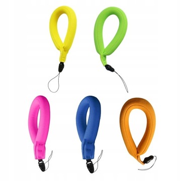 Водонепроницаемая плавающая камера, универсальный плавающий ремешок синего цвета.