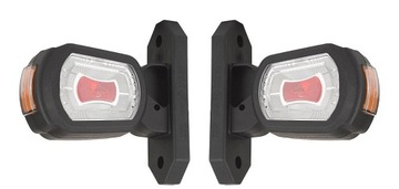 Lampy obrysowe LED obrysówki boczne TYLNE NAROŻNE