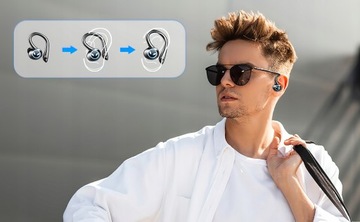 Беспроводные спортивные Bluetooth-наушники LESIRI-Q25 устойчивы к поту.