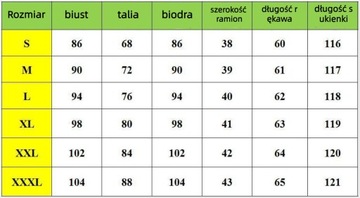 DŁUGA KOBIECA ELEGANCKA SUKNIA WIECZOROWA SUKIENKA