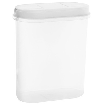 POJEMNIK NA ŻYWNOŚĆ SYPKĄ PLAST TEAM 2,4L BIAŁY 11260800