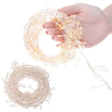 РОЖДЕСТВЕНСКИЕ ЕЛОЧНЫЕ ГАРНИРЫ ICILES 100 СВЕТОДИОДНЫХ МИКРО-СВЕТОДИОДНЫХ ПРОВОДОВ