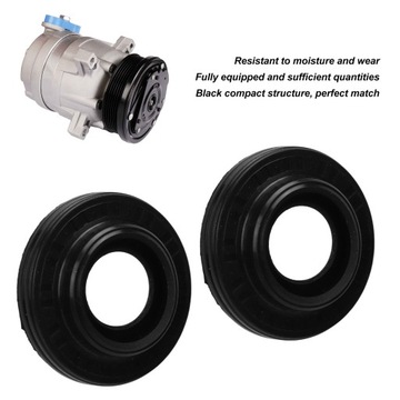 10 szt. Zestaw uszczelnień wału sprężarki AC