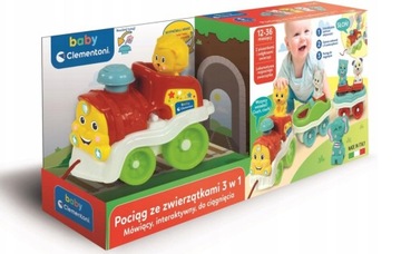 INTERAKTYWNY POCIĄG ZWIERZĘTAMI CLEMENTONI 50802
