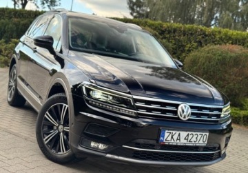 Volkswagen Tiguan II SUV 2.0 TDI 190KM 2018 Volkswagen Tiguan 4x4 2,0 190ps Kamera FullLed Blis Pano Skora Alu19 Max o, zdjęcie 4