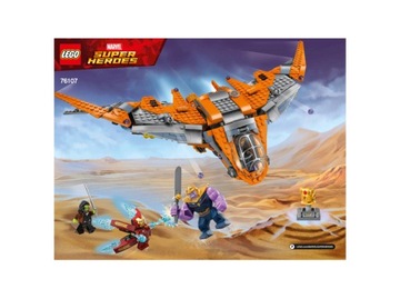 Lego Super Heroes INSTRUKCJA do ZESTAWU 76107