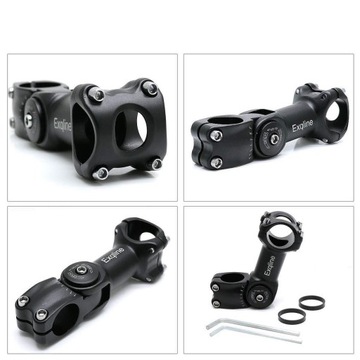 РЕГУЛИРУЕМЫЙ ВЕЛОСИПЕДНЫЙ СТИЛЬ, 0 ~ 60 ГРАДУСОВ, ШТАМП НА РУЛЕ MTB 31,8 ММ