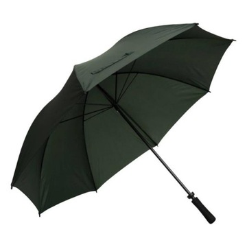 Parasol manualny parasolka wiatroodporna długa XL c. zielona dla dwóch osób