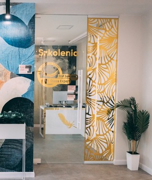 Распашная стеклянная дверь 10 мм, изготовление на заказ - петли, ручка, закаленное стекло.