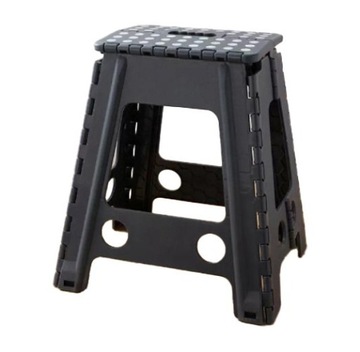 Табурет складной противоскользящий, 39 см, темно-серый