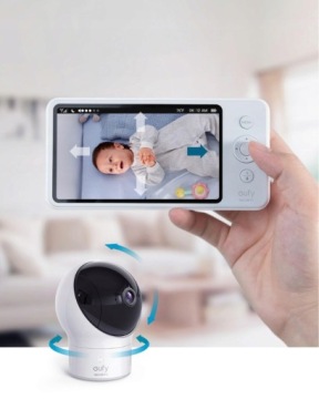 Eufy Baby - SpaceView камера радіоняня T8300 - працює лише на живленні (після повернення)