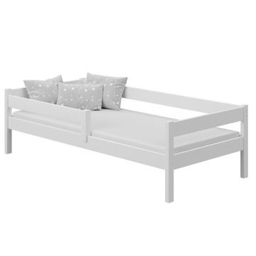 Łóżko Młodzieżowe PAWCIO 200x90 BIAŁE 48H