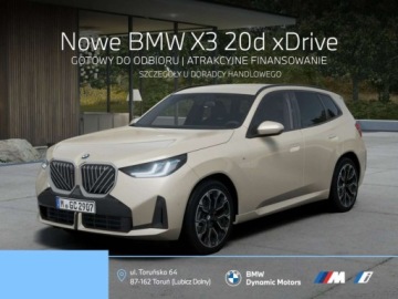 BMW X3 G45 2026 BMW X3 20d xDrive 197 KM mHEV - Gotowy do Odbioru - Kamera 360 - Hak 2.0
