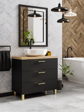 ROMA 80 STANDING Шкаф для ванной комнаты с ящиками, производитель COLORS