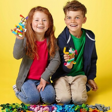 БЛОКИ LEGO CLASSIC ТВОРЧЕСКИЙ ПОДАРОК ​​БОЛЬШОЙ НАБОР LEGO 484 EL. ТЕХНИК XXL