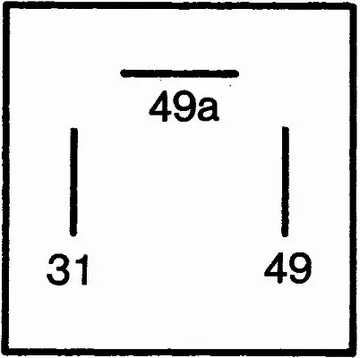 HELLA RELÉ SMĚROVKA 4DB 003 750-711