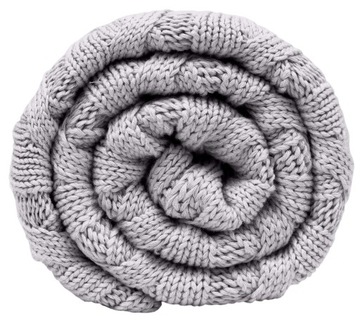 ВЯЗАННОЕ БАМБУКОВОЕ ОДЕЯЛО МОЗГ, 80Х100