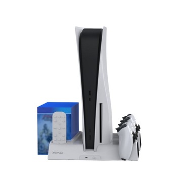 Станция зарядки и охлаждения YAXO для PS5, подставка для зарядки светодиодной панели