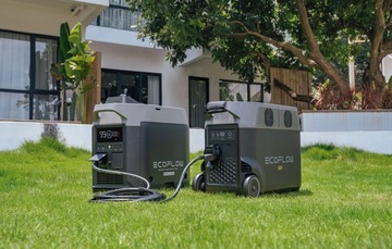 Умный генератор ECOFLOW с двойным топливом. Работает на бензине или сжиженном нефтяном газе