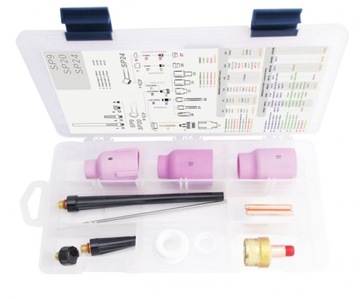TIG BOX DUŻA SOCZEWKA 9/20 zestaw na elektrodę 1.6mm