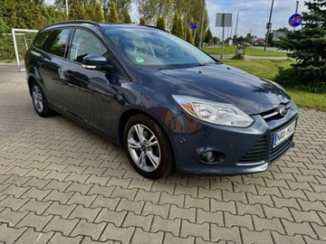Ford Focus III Kombi Facelifting 1.0 EcoBoost 125KM 2014 Ford Focus Ford Focus MK3 2014r Benzyna 141tys km Sprowadzony Stan BDB, zdjęcie 1