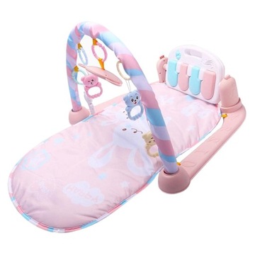Kick Play Piano Toy Baby Gym Play Mata w kolorze różowym